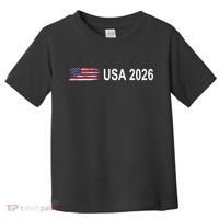 USA 2026 Football Soccer Team Flag Toddler T-Shirt thumb 0