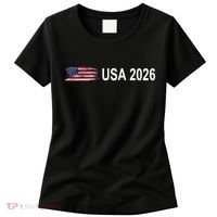 USA 2026 Football Soccer Team Flag Women's T-Shirt thumb 0