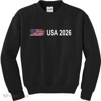 USA 2026 Football Soccer Team Flag Kids Sweatshirt thumb 0