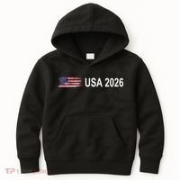 USA 2026 Football Soccer Team Flag Kids Hoodie thumb 0