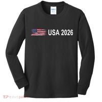 USA 2026 Football Soccer Team Flag Kids Long Sleeve Shirt thumb 0