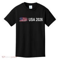 USA 2026 Football Soccer Team Flag Kids T-Shirt thumb 0