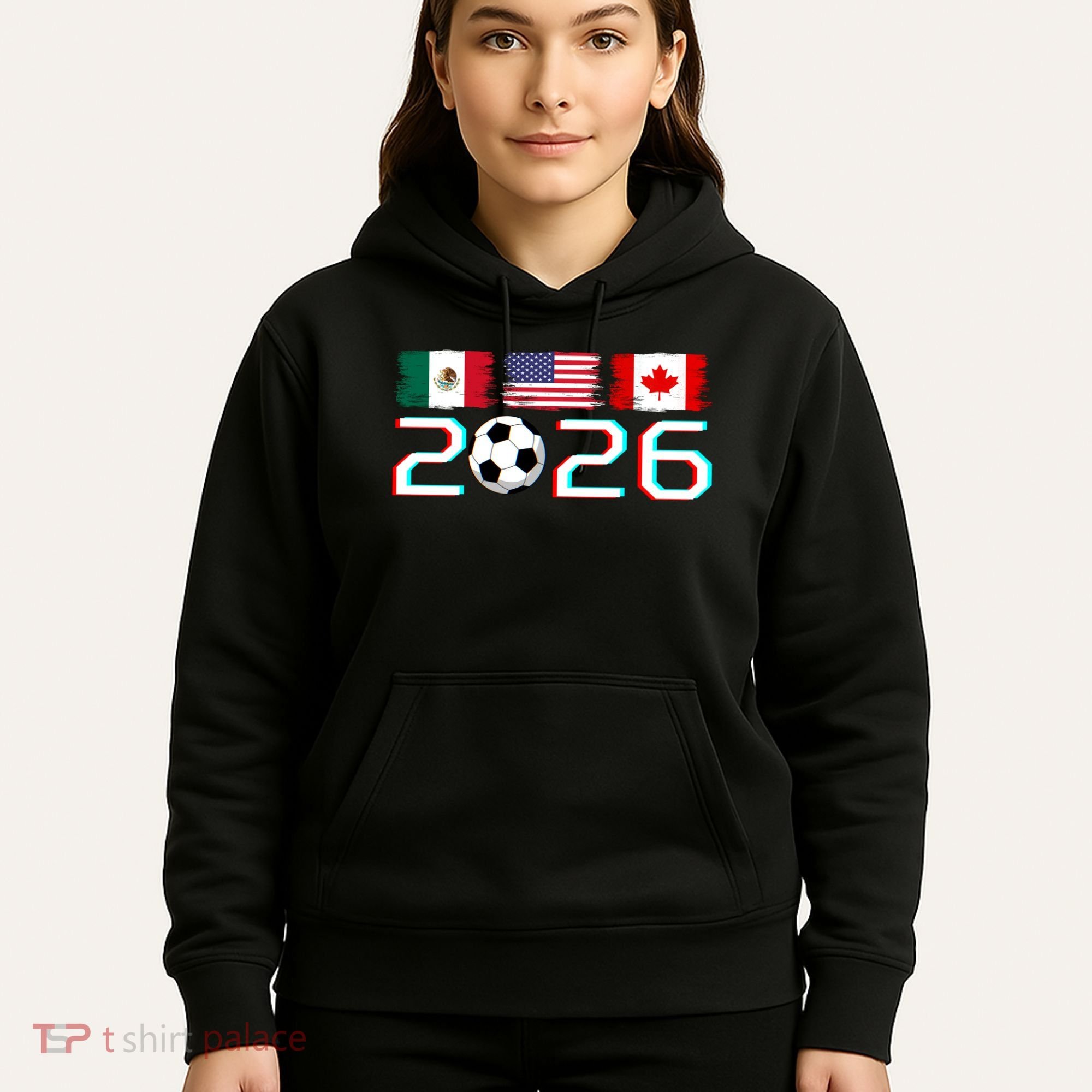 United 2026 Soccer Cup North America Emblem Hoodie