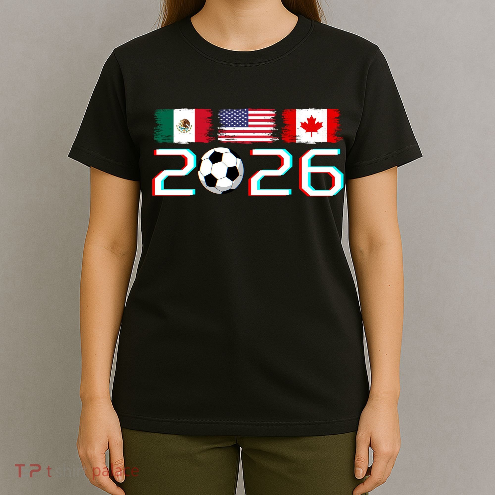 United 2026 Soccer Cup North America Emblem T-Shirt