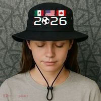 United 2026 Soccer Cup North America Emblem Bucket Hat thumb 3