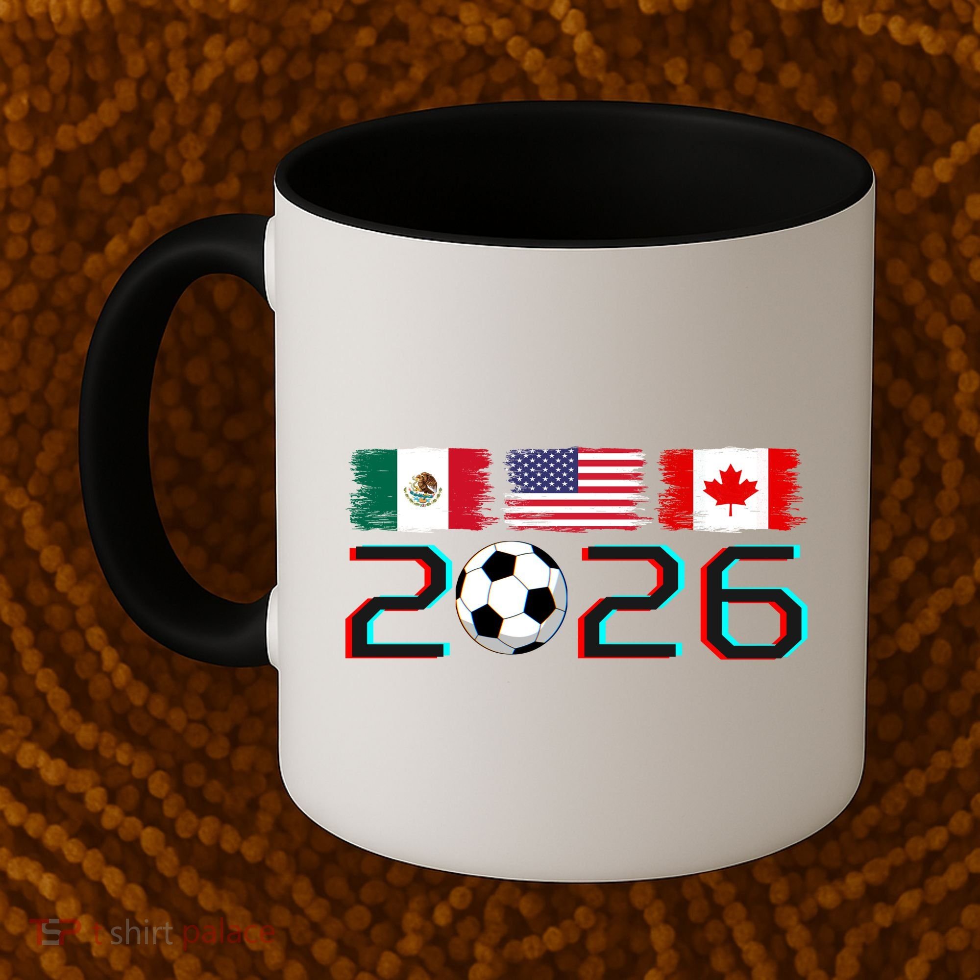 United 2026 Soccer Cup North America Emblem Coffee Mug