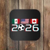 United 2026 Soccer Cup North America Emblem Coaster thumb 0