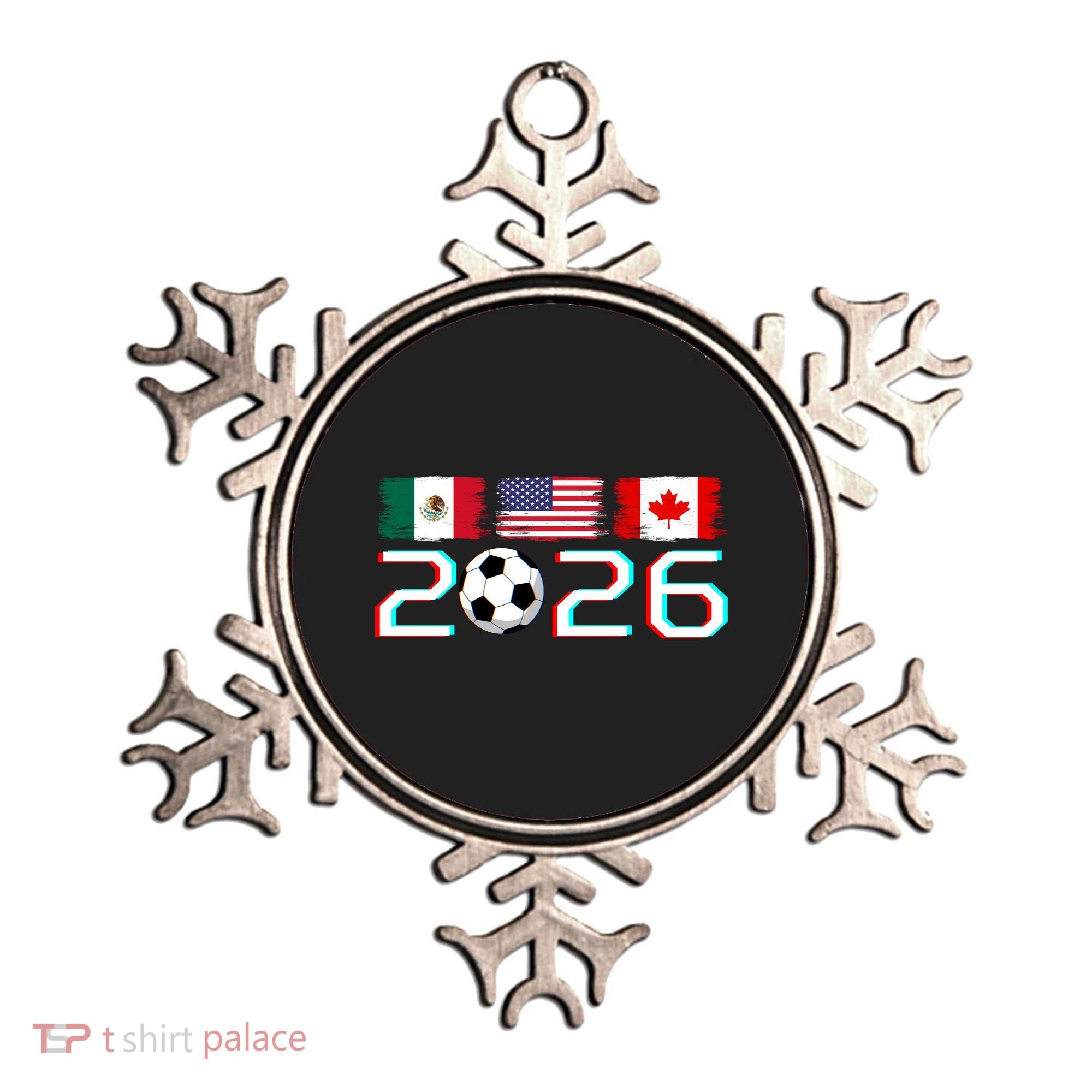 United 2026 Soccer Cup North America Emblem Ornament