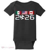 United 2026 Soccer Cup North America Emblem Baby Bodysuit thumb 0