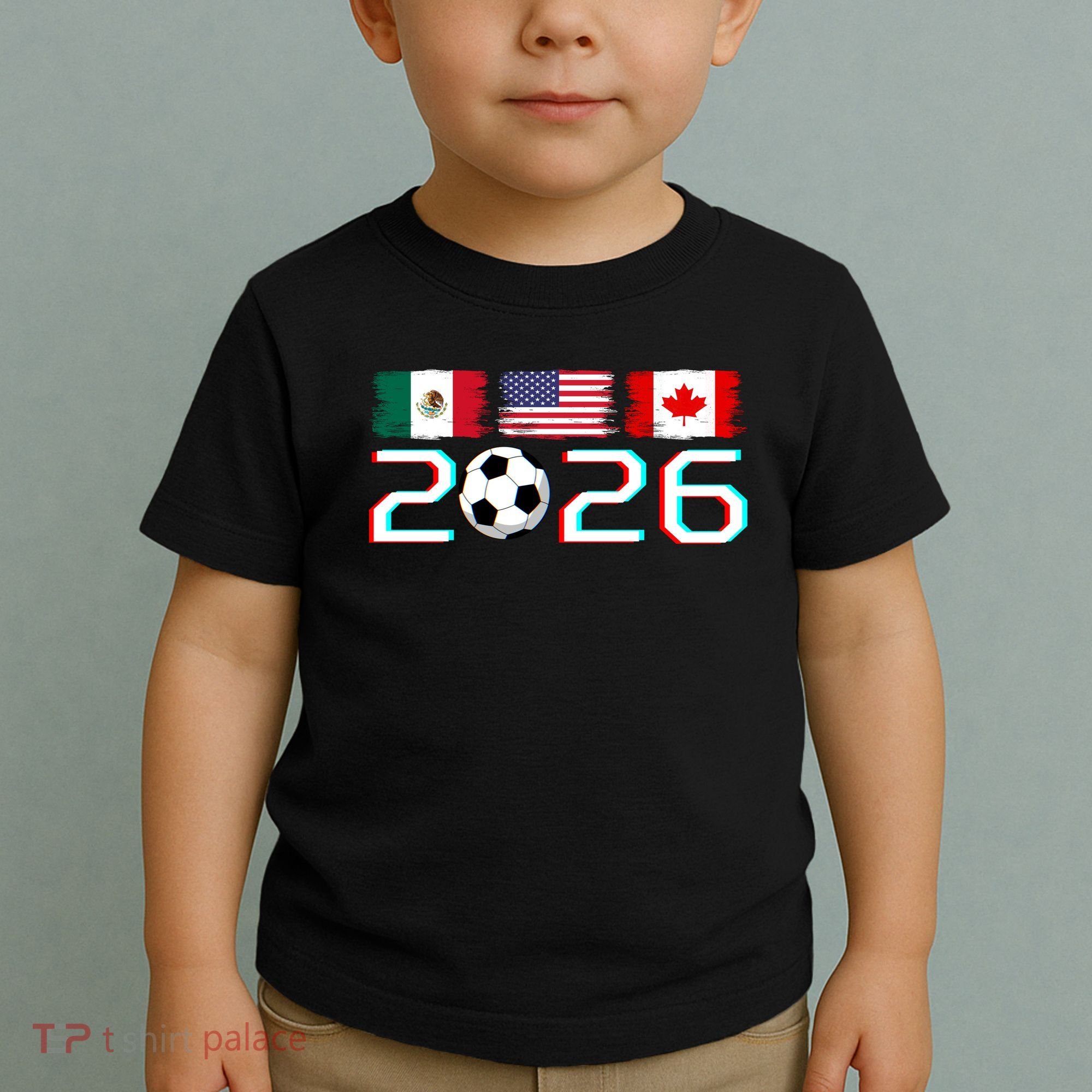 United 2026 Soccer Cup North America Emblem Toddler T-Shirt