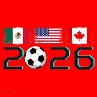 United 2026 Soccer Cup North America Emblem Santa Hat thumb 1