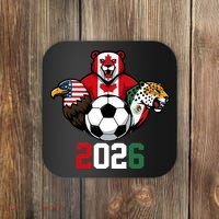 United 2026 Soccer North America Tournament Coaster thumb 0