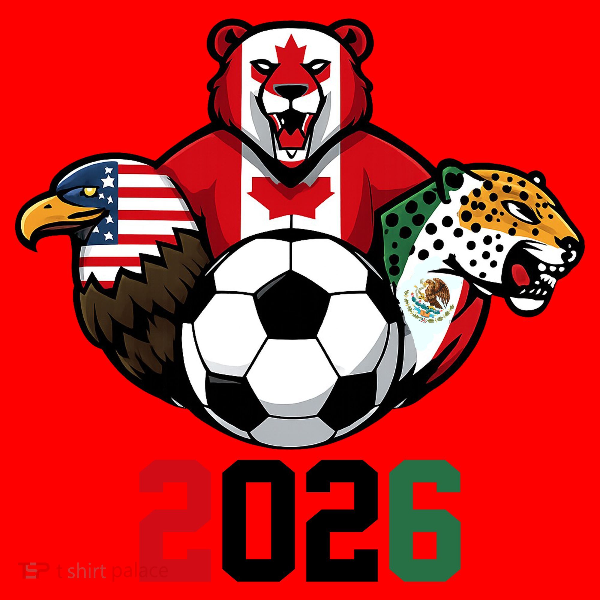 United 2026 Soccer North America Tournament Santa Hat