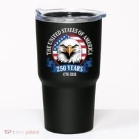 USA 250 Years Bald Eagle Patriotic 250th Anniversary Tumbler thumb 0