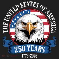 USA 250 Years Bald Eagle Patriotic 250th Anniversary Tumbler thumb 3