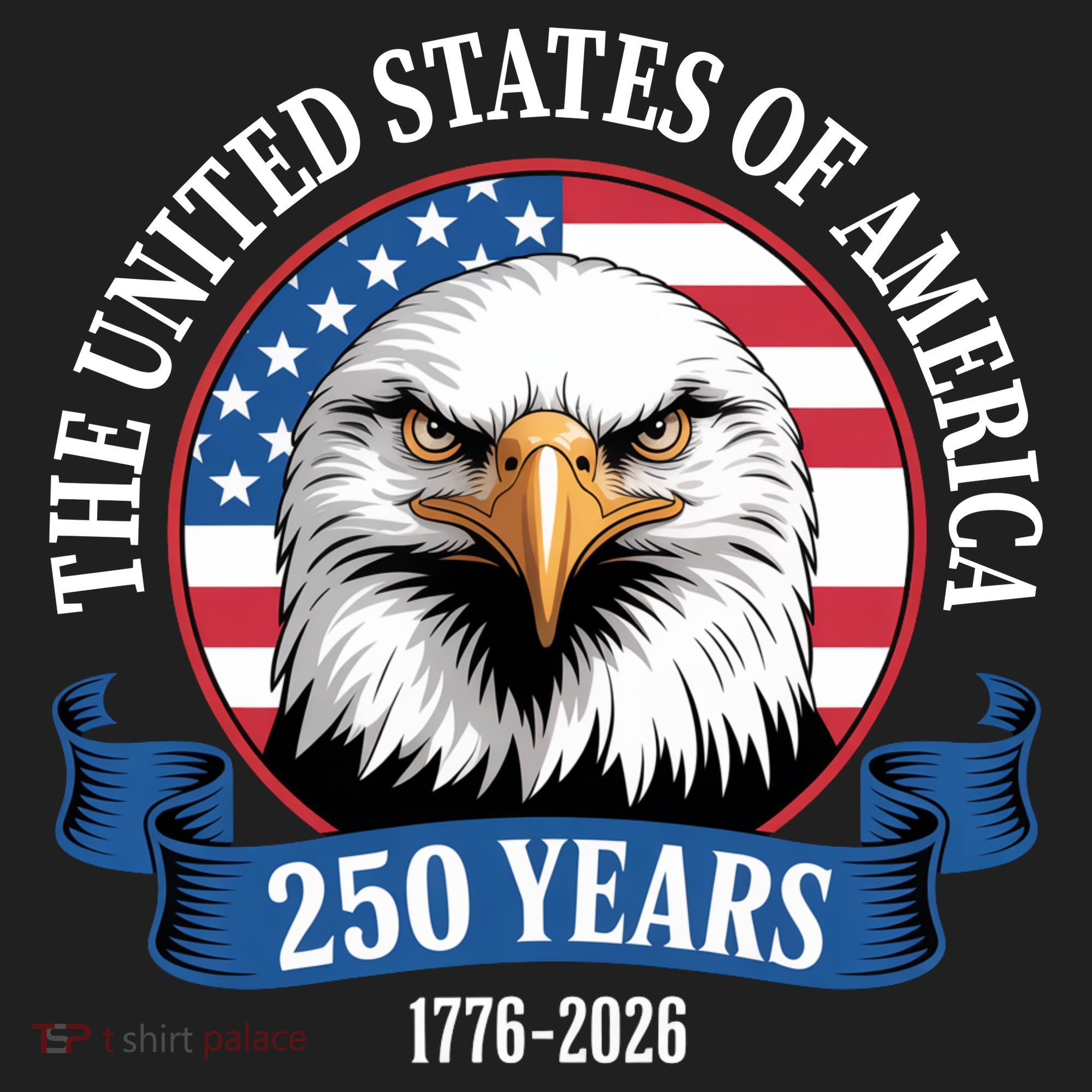USA 250 Years Bald Eagle Patriotic 250th Anniversary Tumbler