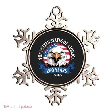 USA 250 Years Bald Eagle Patriotic 250th Anniversary Ornament