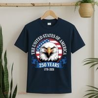 USA 250 Years Bald Eagle Patriotic 250th Anniversary T-Shirt thumb 2