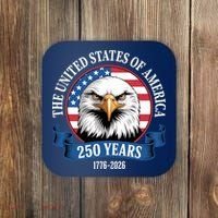 USA 250 Years Bald Eagle Patriotic 250th Anniversary Coaster thumb 0