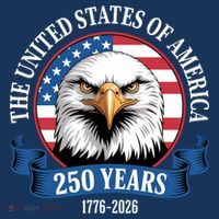 USA 250 Years Bald Eagle Patriotic 250th Anniversary Women's Hoodie thumb 2