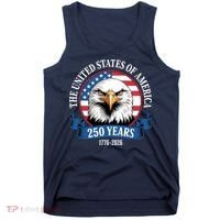 USA 250 Years Bald Eagle Patriotic 250th Anniversary Tank Top thumb 0