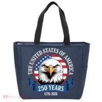 USA 250 Years Bald Eagle Patriotic 250th Anniversary Tote Bag thumb 0