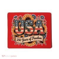 USA 250 Year Of Freedom Sunflowers Mousepad thumb 0