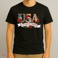 USA 250 Years Of Freedom T-Shirt thumb 3