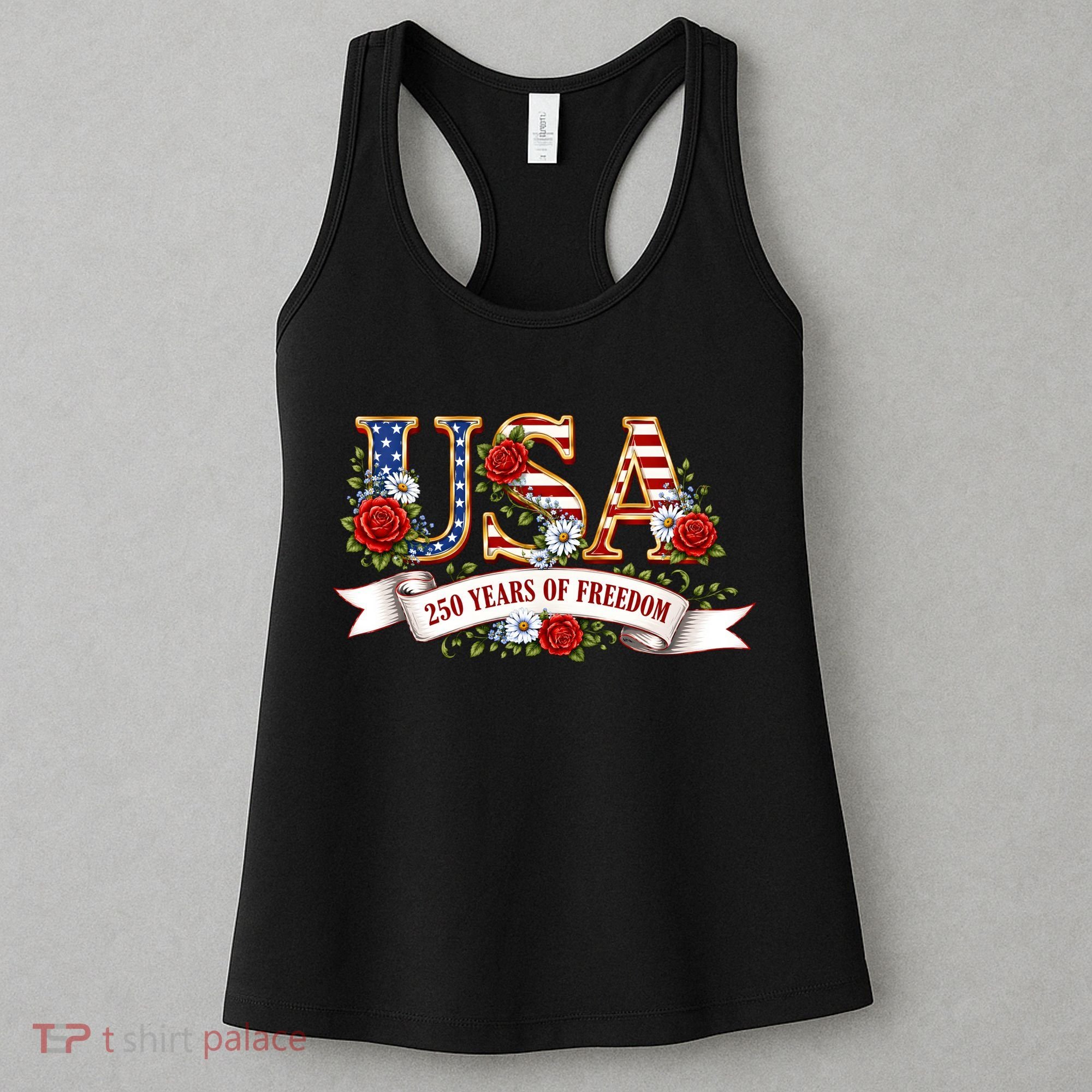 USA 250 Years Of Freedom Women's Tank Top