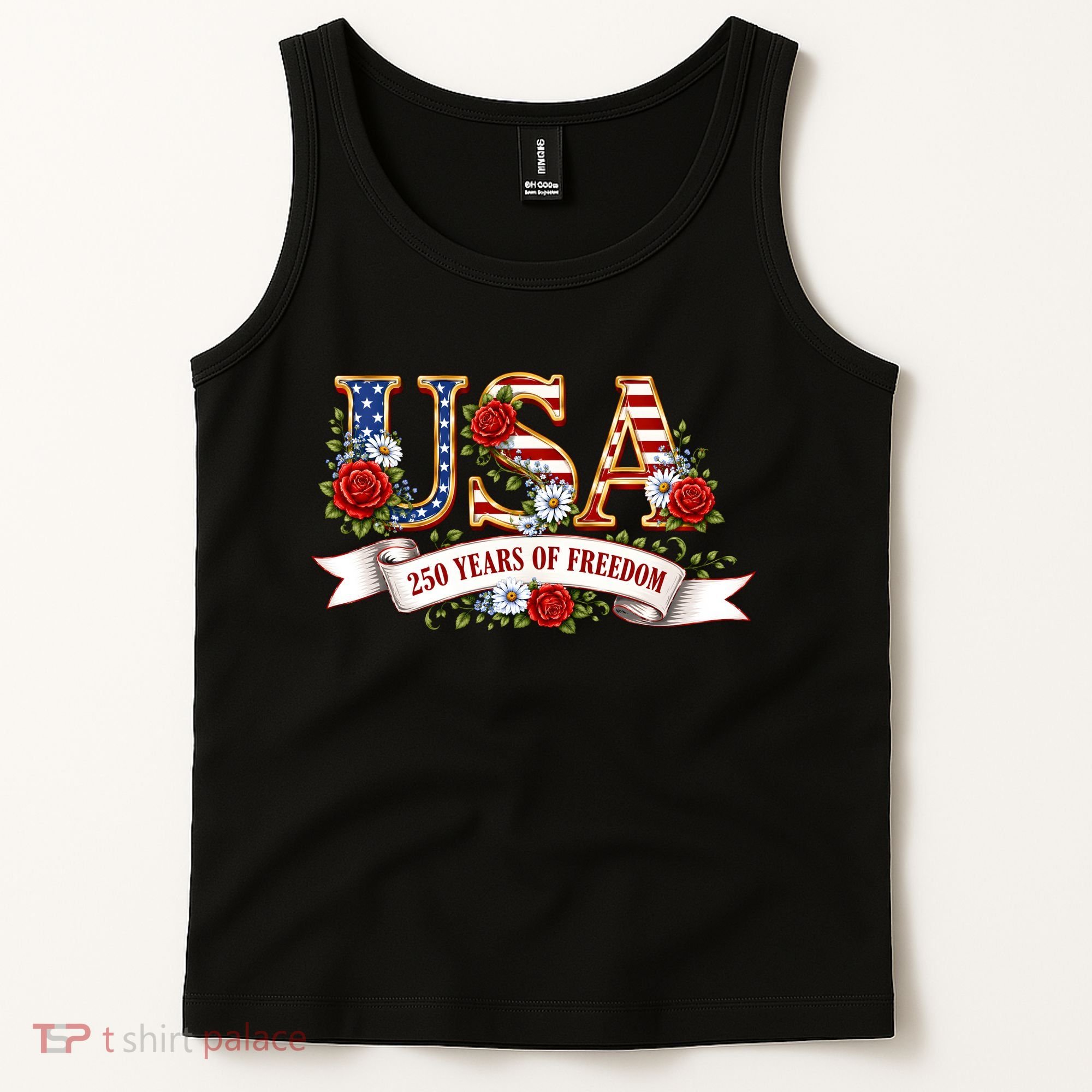 USA 250 Years Of Freedom Tank Top