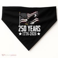 USA 250 Years Eagle 1776-2026 Flag USA-Made Doggie Bandana thumb 0