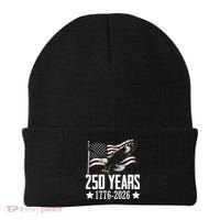 USA 250 Years Eagle 1776-2026 Flag Beanie thumb 0