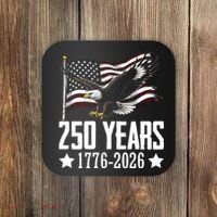 USA 250 Years Eagle 1776-2026 Flag Coaster thumb 0