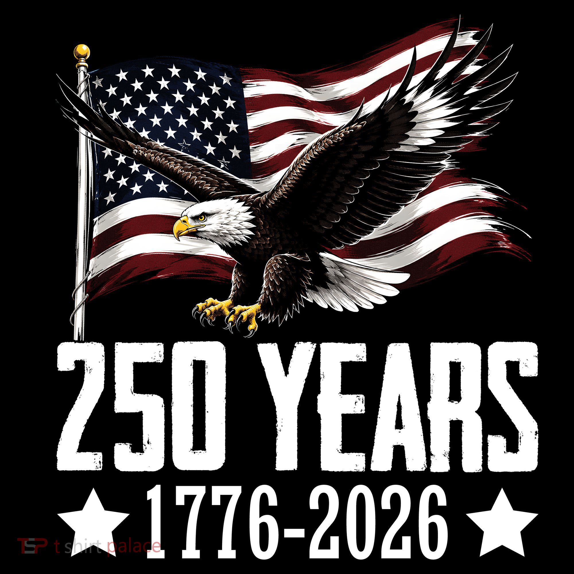 USA 250 Years Eagle 1776-2026 Flag Women's Tank Top
