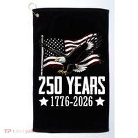 USA 250 Years Eagle 1776-2026 Flag Golf Towel thumb 0
