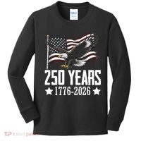 USA 250 Years Eagle 1776-2026 Flag Kids Long Sleeve Shirt thumb 0
