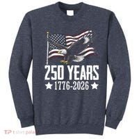 USA 250 Years Eagle 1776-2026 Flag Sweatshirt thumb 0
