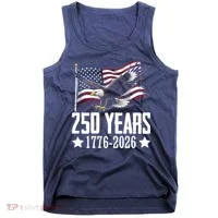 USA 250 Years Eagle 1776-2026 Flag Tank Top thumb 0