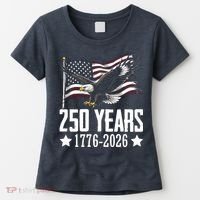 USA 250 Years Eagle 1776-2026 Flag Women's T-Shirt thumb 0