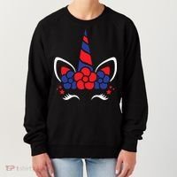 Unicorn 4th Of July Women's Sweatshirt thumb 0