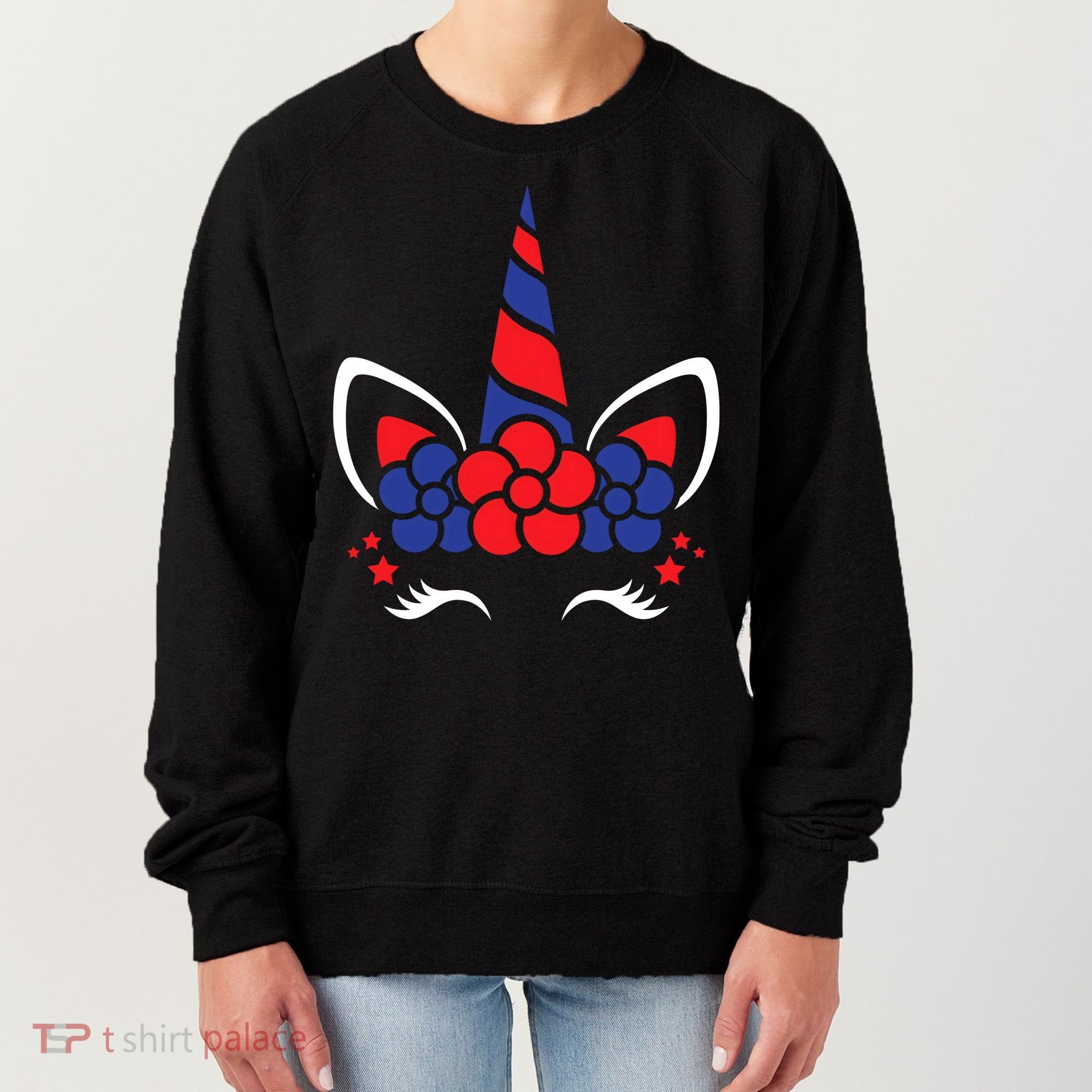 Unicorn 4th Of July Women's Sweatshirt
