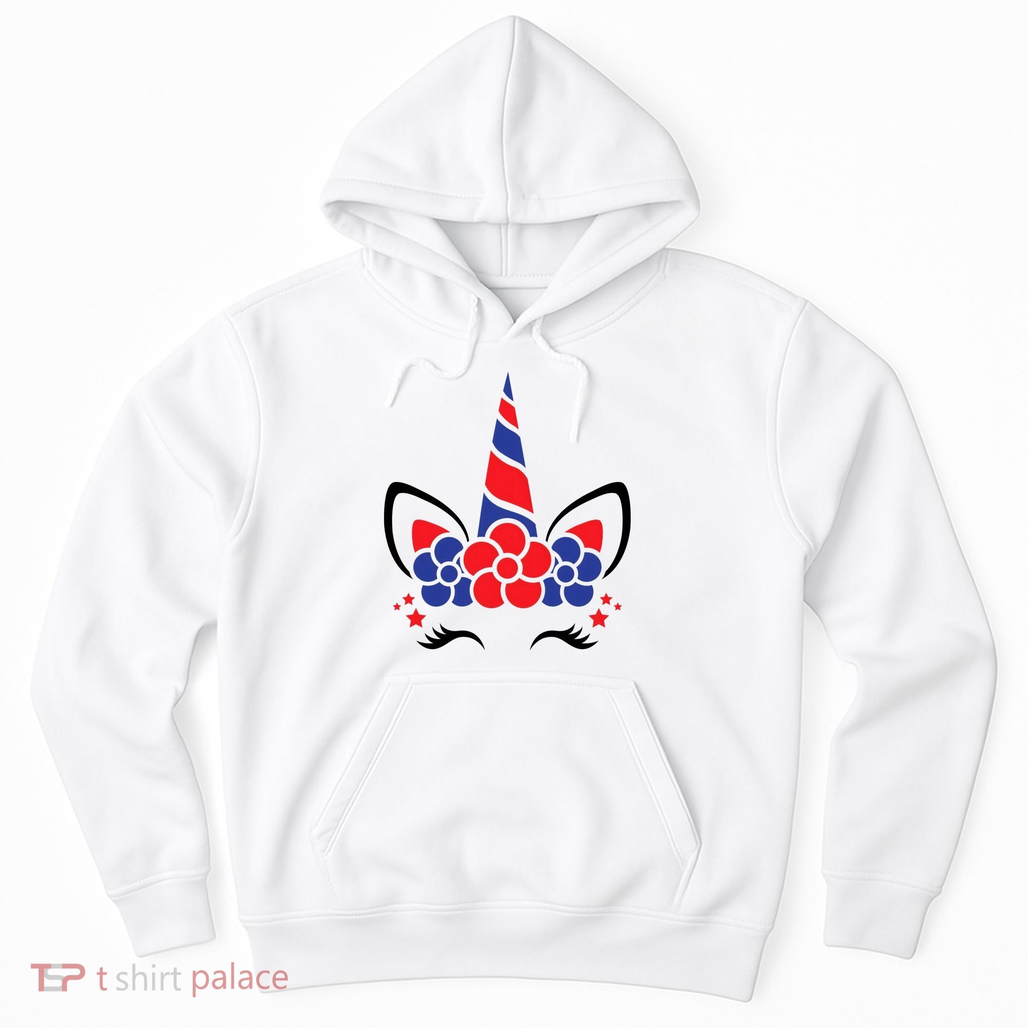 Unicorn 4th Of July Hoodie