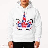 Unicorn 4th Of July Hoodie thumb 2