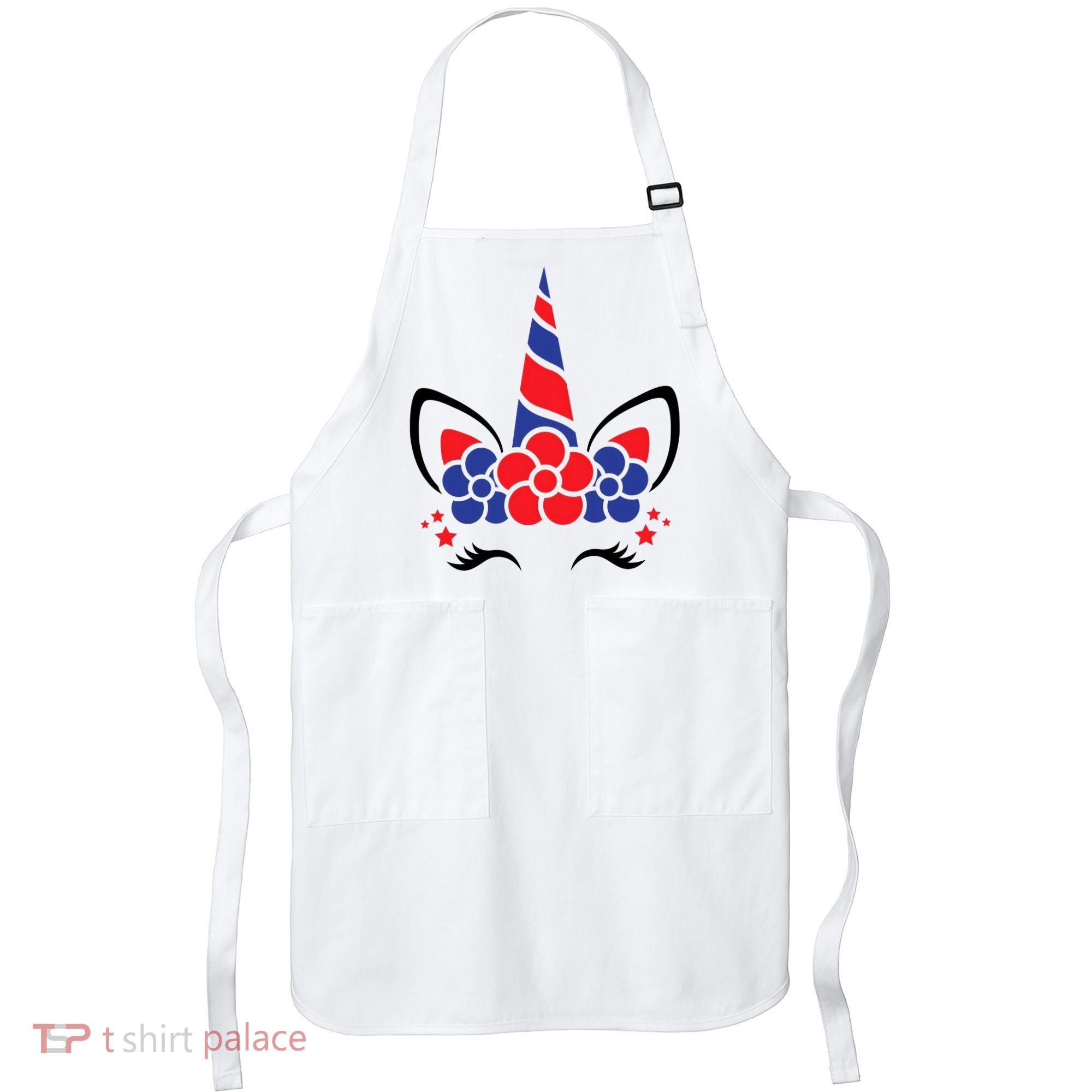 Unicorn 4th Of July Apron