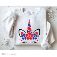 Unicorn 4th Of July Sweatshirt thumb 2