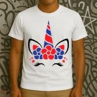 Unicorn 4th Of July T-Shirt thumb 3