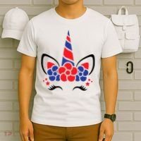 Unicorn 4th Of July T-Shirt thumb 6