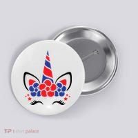 Unicorn 4th Of July Button thumb 0
