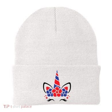 Unicorn 4th Of July Beanie