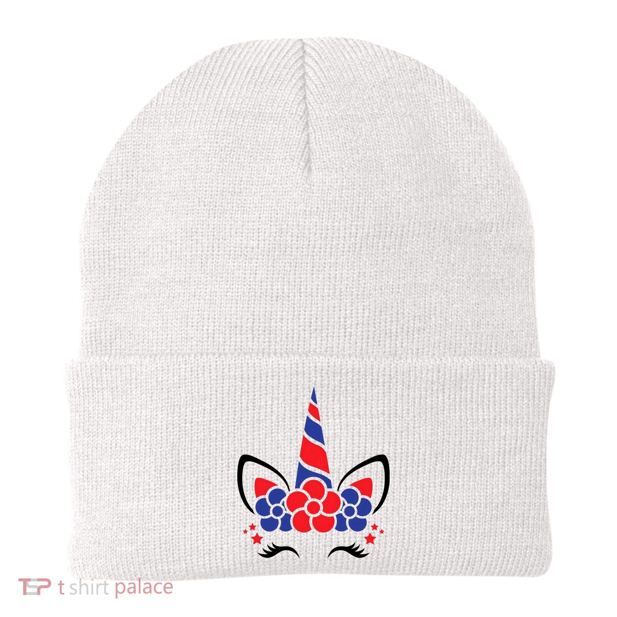 Unicorn 4th Of July Beanie